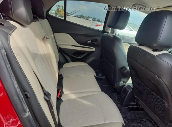 KL4CJASB0HB109924 2017 BUICK ENCORE Red Вид задньої частини салону