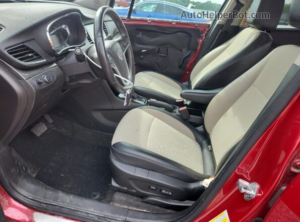 KL4CJASB0HB109924 2017 BUICK ENCORE Red Вид салону спереду