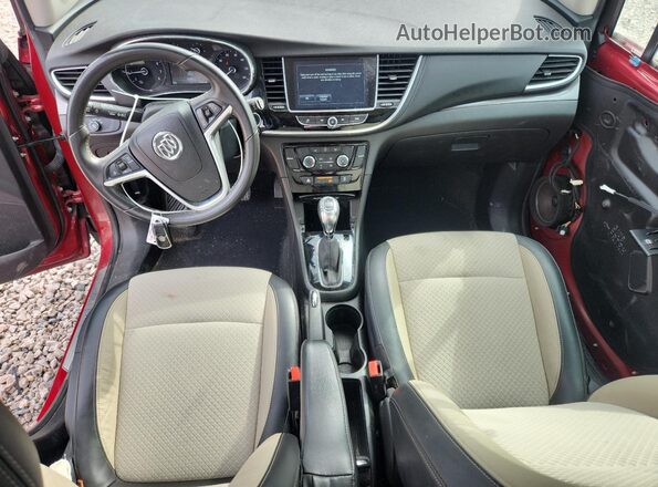 KL4CJASB0HB109924 2017 BUICK ENCORE Red Вид панелі приладів