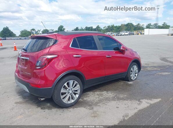 KL4CJASB0JB580784 2018 BUICK ENCORE Red Trasero derecho