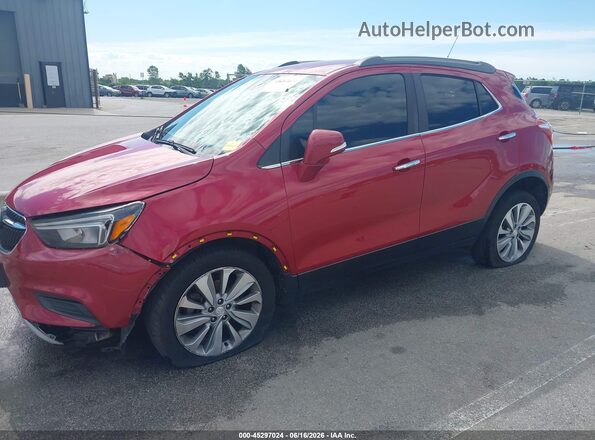 KL4CJASB0JB580784 2018 BUICK ENCORE Red Vista frontal