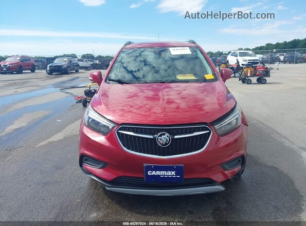 KL4CJASB0JB580784 2018 BUICK ENCORE Red Vista del cuadro de instrumentos