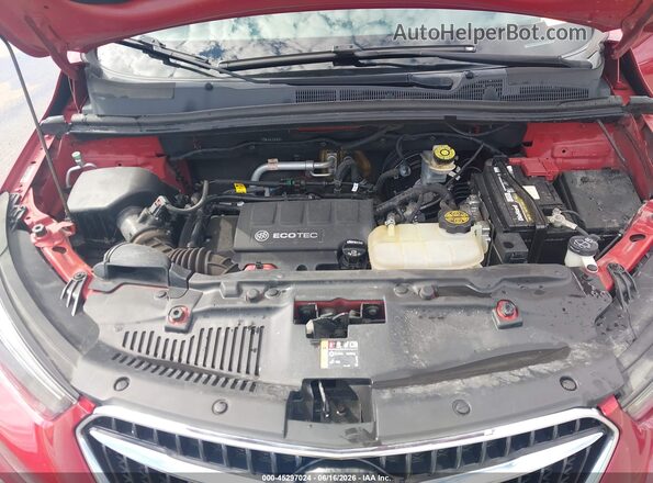 KL4CJASB0JB580784 2018 BUICK ENCORE Red Vista trasera