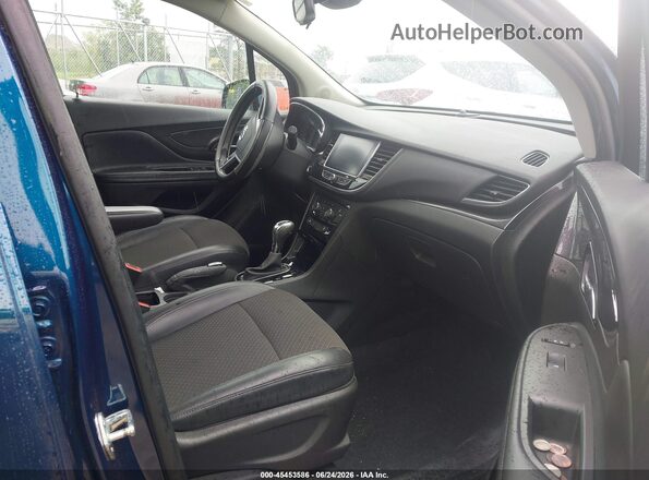 KL4CJASB0KB786687 2019 BUICK ENCORE Blue წინა სალონის ხედი