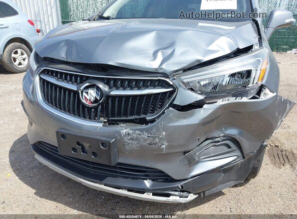 KL4CJASB0KB869116 2019 BUICK ENCORE Gray Front view