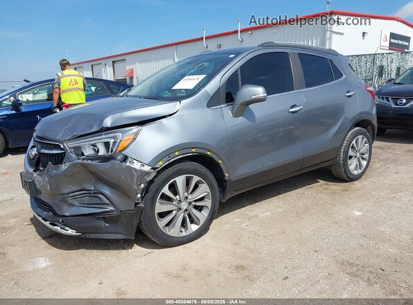 KL4CJASB0KB869116 2019 BUICK ENCORE Gray Front left