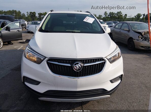 KL4CJASB0KB873036 2019 BUICK ENCORE White Instrument cluster view