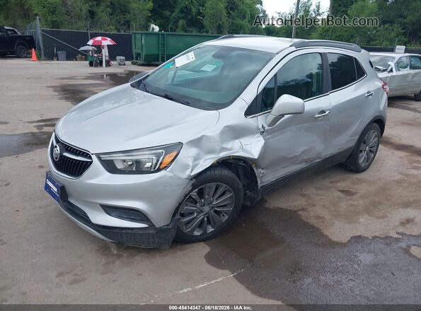 KL4CJASB0LB020511 2020 BUICK ENCORE Silver წინა მარცხენა ხედი სამი მეოთხედიდან