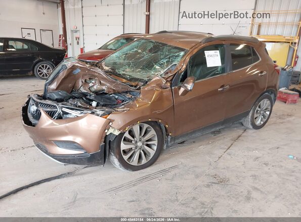 KL4CJASB1HB057381 2017 BUICK ENCORE Brown Front left