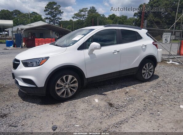 KL4CJASB1HB241672 2017 BUICK ENCORE White Vista tres cuartos delantera izquierda