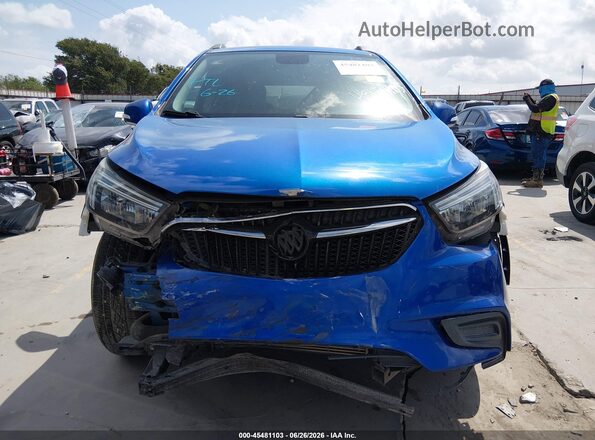 KL4CJASB1JB723743 2018 BUICK ENCORE Blue წინა ხედი