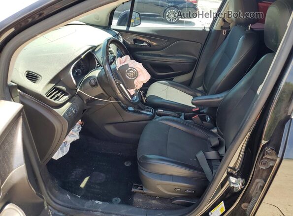 KL4CJASB1KB783880 2019 BUICK ENCORE Черный Вид салона спереди