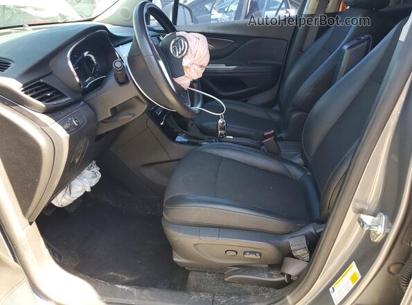 KL4CJASB1KB925385 2019 BUICK ENCORE Gray Widok wnętrza z przodu