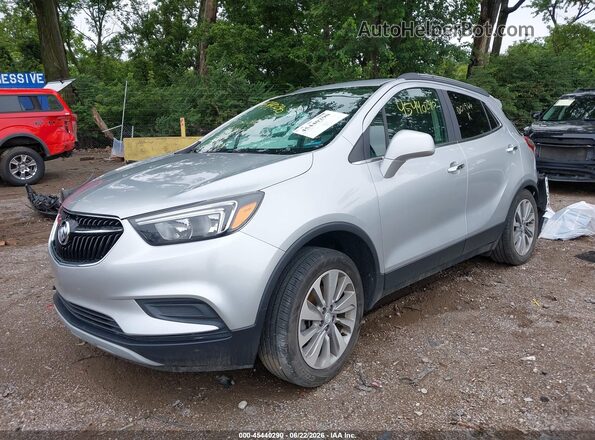 KL4CJASB1LB001966 2020 BUICK ENCORE Silver Front left