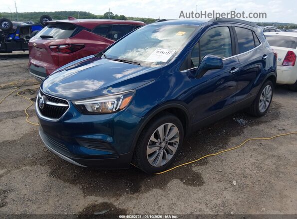 KL4CJASB1LB053128 2020 BUICK ENCORE Blue Przód lewy