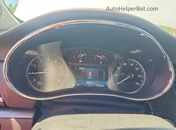 KL4CJASB1LB340274 2020 BUICK ENCORE Белый Вид щитка приборов
