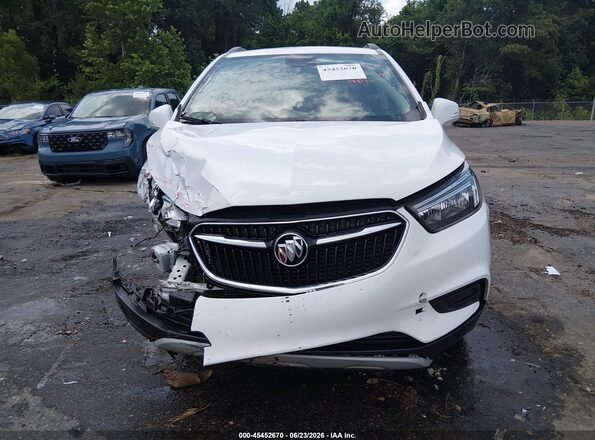 KL4CJASB2HB020372 2017 BUICK ENCORE White Instrument cluster view