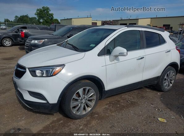 KL4CJASB2HB098750 2017 BUICK ENCORE White Vista tres cuartos delantera izquierda