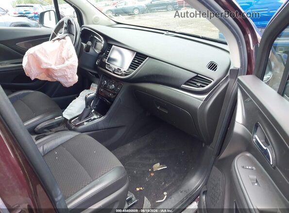 KL4CJASB2HB196340 2017 BUICK ENCORE Purple Front interior view
