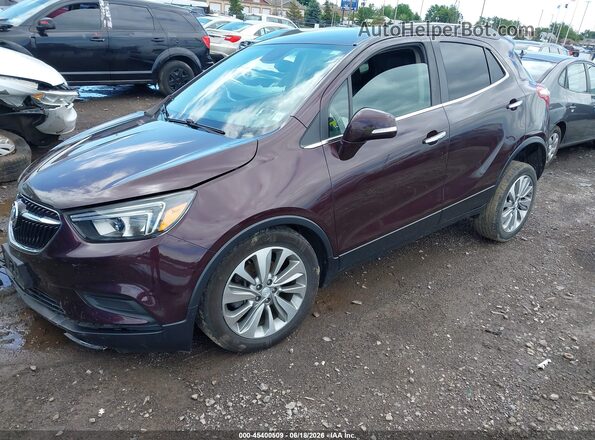 KL4CJASB2HB196340 2017 BUICK ENCORE Purple Front left