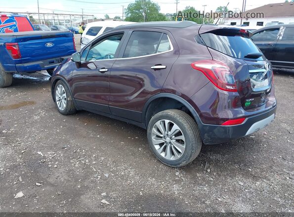 KL4CJASB2HB196340 2017 BUICK ENCORE Purple Rear left
