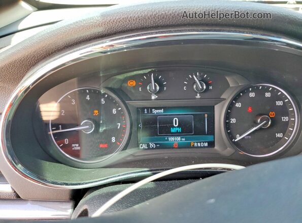 KL4CJASB2JB507674 2018 BUICK ENCORE Black Instrument cluster view