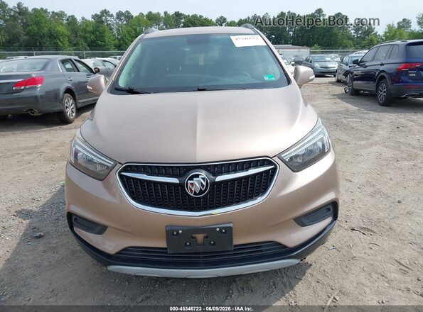 KL4CJASB2JB524250 2018 BUICK ENCORE Brown Սարքավորումների վահանակի տեսք