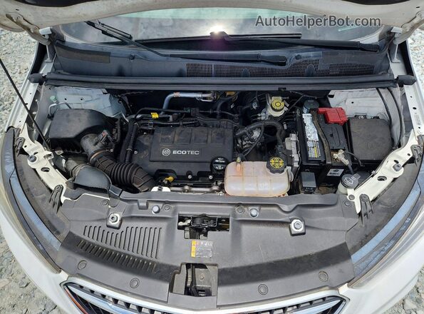 KL4CJASB2JB651970 2018 BUICK ENCORE White Vista del compartimento del motor
