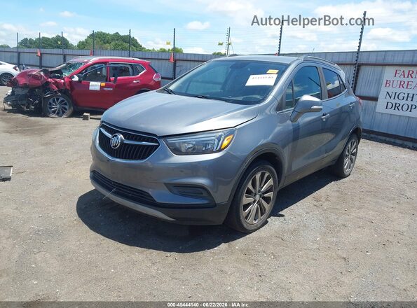 KL4CJASB2KB762844 2019 BUICK ENCORE Gray Vista tres cuartos delantera izquierda