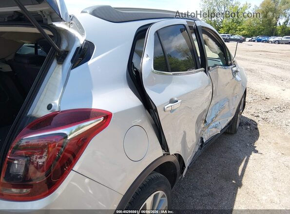 KL4CJASB2KB828132 2019 BUICK ENCORE Silver Widok z przodu