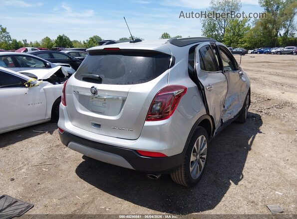 KL4CJASB2KB828132 2019 BUICK ENCORE Silver Tył prawy