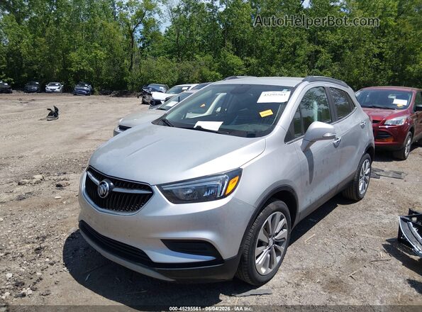 KL4CJASB2KB828132 2019 BUICK ENCORE Silver Przód lewy
