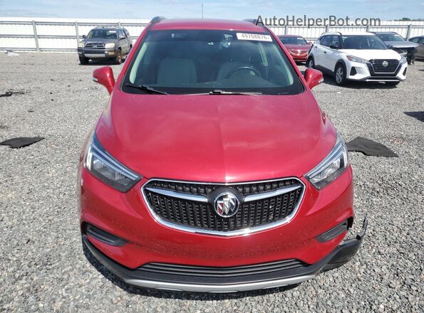 KL4CJASB2KB828566 2019 BUICK ENCORE Red Front view