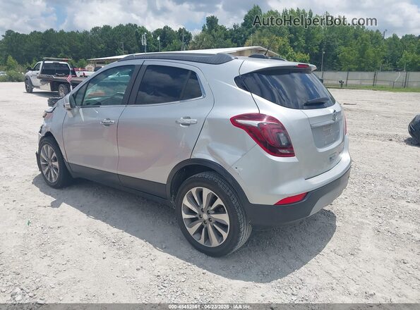 KL4CJASB2KB831743 2019 BUICK ENCORE Silver Trasero izquierdo