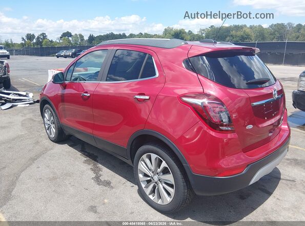 KL4CJASB2KB842953 2019 BUICK ENCORE Red Rear left