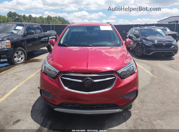KL4CJASB2KB842953 2019 BUICK ENCORE Red Instrument cluster view