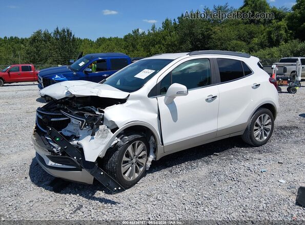 KL4CJASB2KB860014 2019 BUICK ENCORE Белый Передняя левая четверть