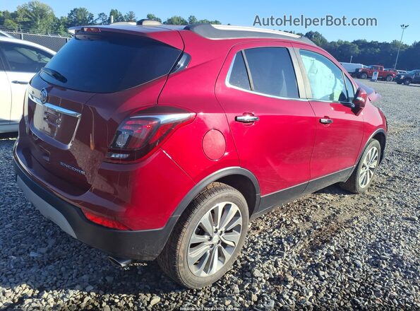 KL4CJASB2KB887634 2019 BUICK ENCORE Red უკანა მარჯვენა