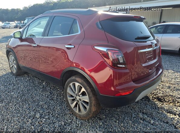 KL4CJASB2KB887634 2019 BUICK ENCORE Red უკანა მარცხენა