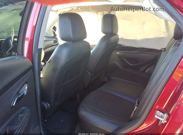 KL4CJASB2KB887634 2019 BUICK ENCORE Red VIN კოდის სტიკერის ხედი