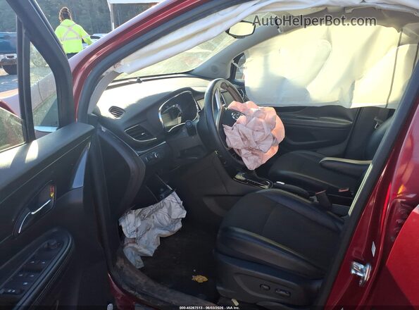 KL4CJASB2KB887634 2019 BUICK ENCORE Red წინა სალონის ხედი