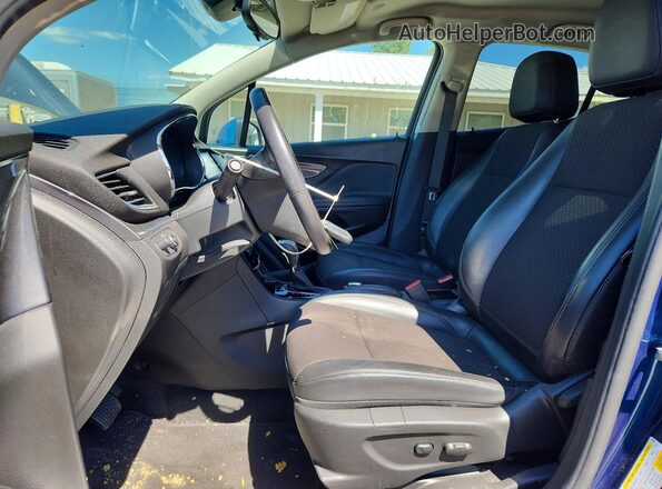 KL4CJASB2KB932474 2019 BUICK ENCORE Blue წინა სალონის ხედი