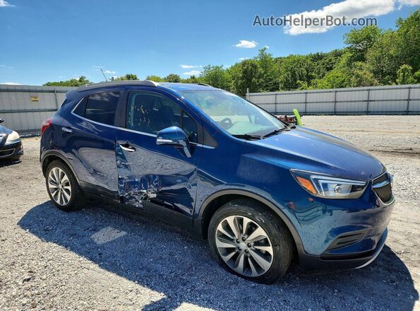 KL4CJASB2KB932474 2019 BUICK ENCORE Blue წინა მარჯვენა
