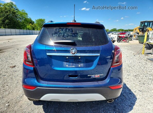 KL4CJASB2KB932474 2019 BUICK ENCORE Blue უკანა ხედი
