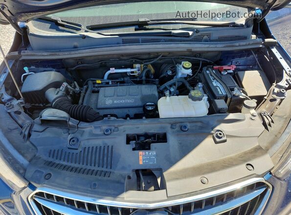 KL4CJASB2KB932474 2019 BUICK ENCORE Blue ძრავის განყოფილების ხედი