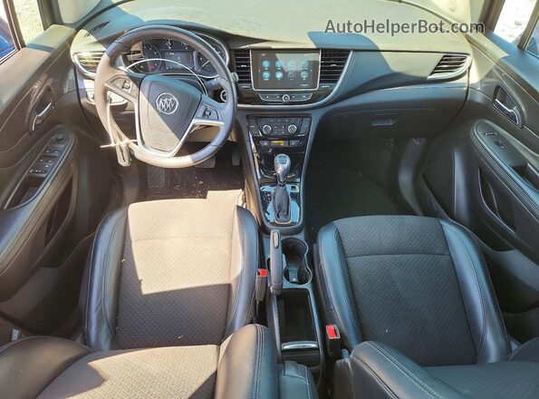 KL4CJASB2KB932474 2019 BUICK ENCORE Blue წინა პანელის ხედი