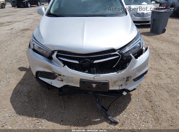 KL4CJASB2LB352272 2020 BUICK ENCORE Silver Front view