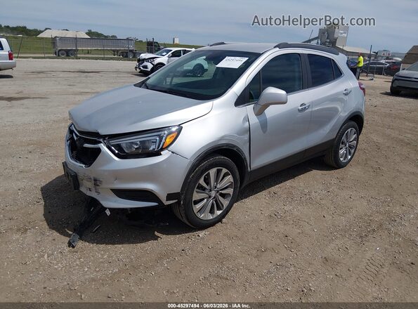KL4CJASB2LB352272 2020 BUICK ENCORE Silver Front left
