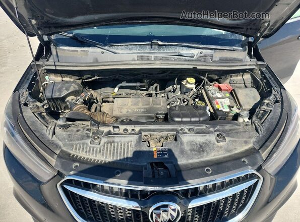 KL4CJASB3HB176565 2017 BUICK ENCORE Black ძრავის განყოფილების ხედი