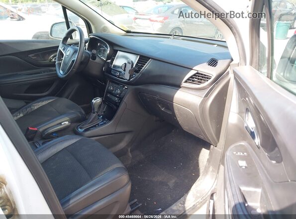 KL4CJASB3HB234979 2017 BUICK ENCORE White წინა სალონის ხედი